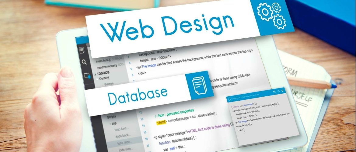 web design website coding concept
