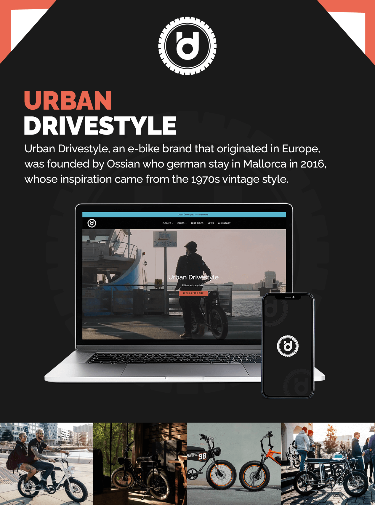 UrbanDrive Style Portfolio Dark